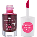 Essence What a Tint! lesk na pery a tvárenka 01 Kiss From a Rose 4,9 ml