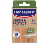 Udržateľná textilná náplasť Hansaplast Green & Protect 1 m x 6 cm