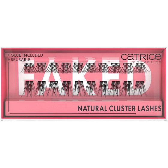 Catrice Faked Natural Cluster umělé řasy, 20 kusů. Sada umělých řas pro přirozený vzhled, která přidává objem a délku řasám pro výraznější a svůdný efekt.