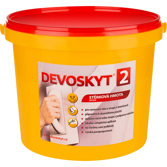Devoskyt hrubosť 2, stierková hmota do interiéru, 5 kg