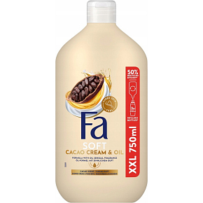 Fa Cream & Oil Cacao 2v1 sprchový gel a pena do kúpeľa 750 ml