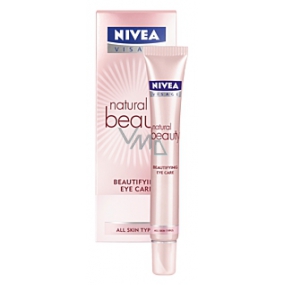 Nivea Visage Natural Beauty rozjasňujúci očný krém pre všetky typy pleti 13 ml