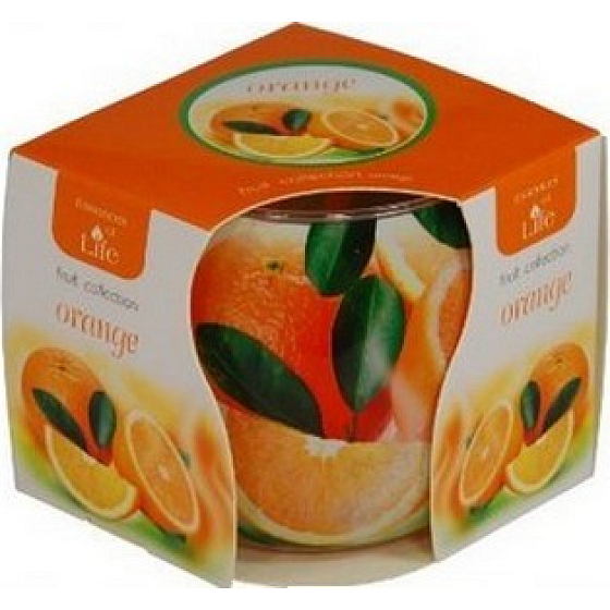Essences of Life Orange aromatická sviečka v skle 100 g