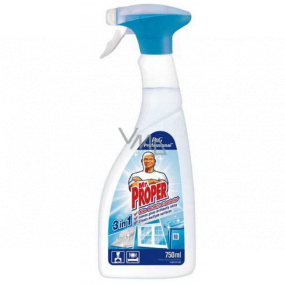 Mr. Univerzálny dezinfekčný čistiaci prostriedok Proper 3 v1 odstraňuje 99,99 % baktérií 750 ml sprej