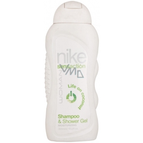 Nike Sensaction Woman Life on Coconut sprchový gél a šampón 300 ml