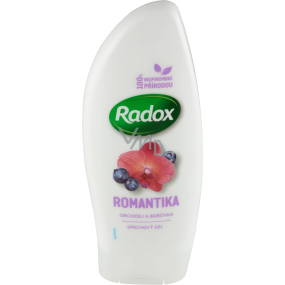 Radox Romantika Orchidea a čučoriedka Krémový sprchový gél 250 ml