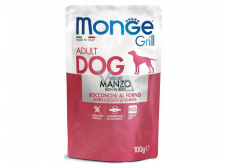 Monge Dog Grill hovädzie kapsička 100 g