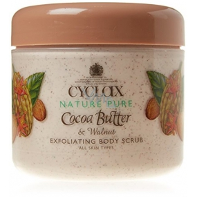 Cyclax Nature Pure Kakaové maslo & Walnut telový peeling - mikročastice z vlašského orecha 300 ml