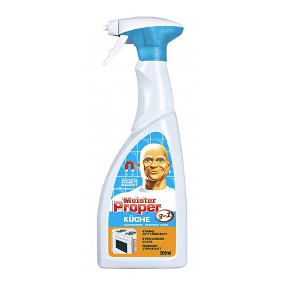 Mr. Proper Kuchyňa tekutý čistič na odstraňovanie mastnoty 500 ml rozprašovač