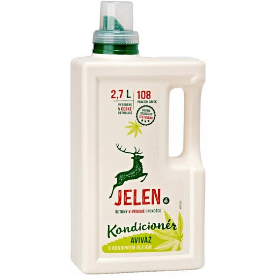 Jelen Konopný olej kondicionér aviváž 108 pracích dávok 2,7 l