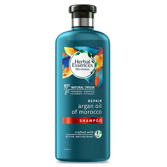 Herbal Essences Repair Argan Oil Šampón s arganovým olejom, pomáha obnoviť hladkosť vlasov, bez parabénov 400 ml