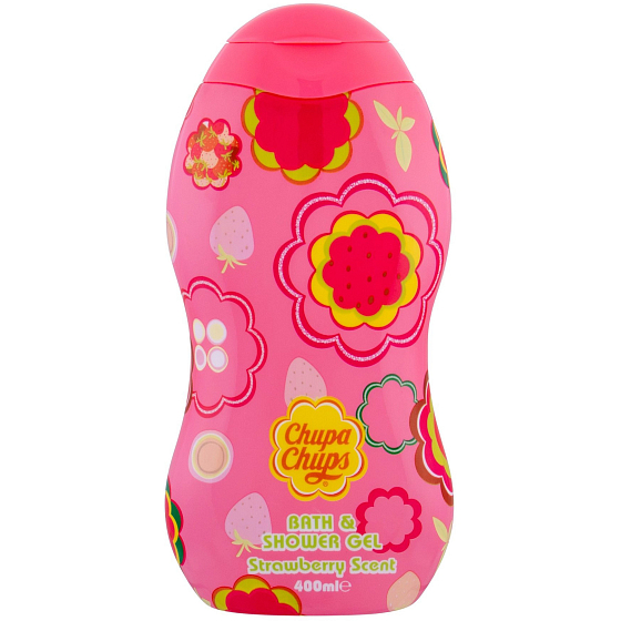 Chupa Chups Strawberry Scent - Jahoda sprchový gél 400 ml