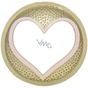 Yankee Candle Pastel Romance Illuma Ľud prstenec ozdobný kovový na stredné a veľké vonné sviečky Classic 8,5 x 3 cm