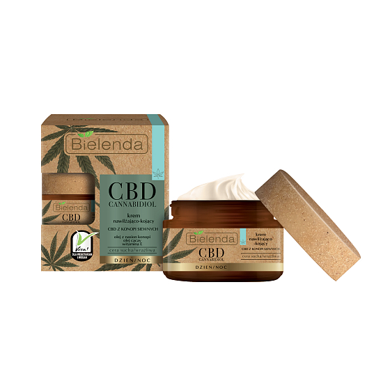 Bielenda CBD Cannabidiol hydratačno-upokojujúci pleťový krém denný/nočný 50 ml