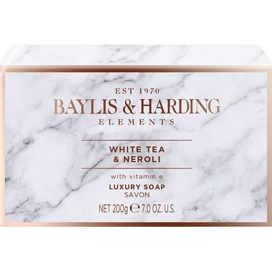 Baylis & Harding Biely čaj a Neroli tuhé toaletné mydlo s vôňou jazmínu a bieleho čaju 200 g