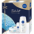 Nivea Fresh Soft Creme Soft sprchový gél 250 ml + Fresh Natural antiperspirant roll-on 50 ml + Soft hydratačný krém 100 ml, kozmetická sada
