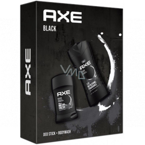 Axe Black 3v1 sprchový gel 250 ml + dezodorant stick 50 ml, kozmetická sada pre mužov