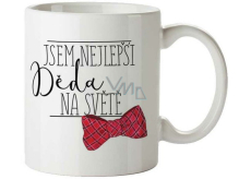 Bohemia Gifts Som najlepší dedko na svete keramický hrnček s obrázkom 350 ml