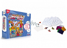 Albi Magic Stickers Vyrobte si doma trblietavé, farebné a lesklé mäkké nálepky, vek 4+