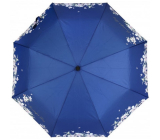 Albi Original Skladací dáždnik Modrý kvet 25 cm x 6 cm x 5 cm