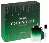 Coach Green toaletná voda 60 ml + toaletná voda 7,5 ml miniatúra, darčeková sada pre mužov
