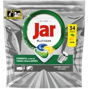 Jar Platinum tablety do umývačky, 34 ks