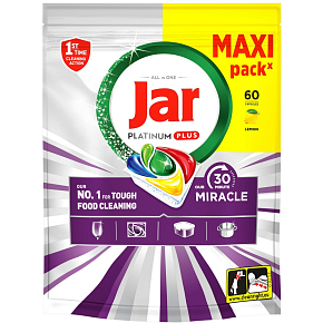 Jar Platinum Plus tablety do myčky 30 Minute Miracle, 60 ks