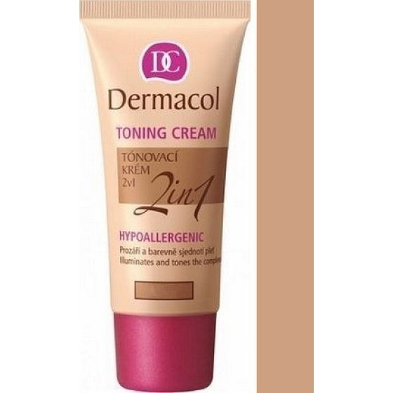Dermacol Toning Cream 2v1 make-up Bronze 30 ml