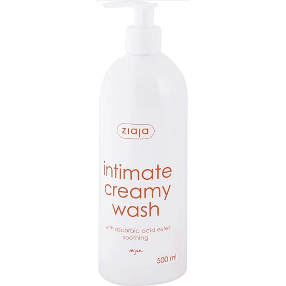 Ziaja Intima Kyselina askorbová krémová intímna hygiena proti podráždeniu 500 ml