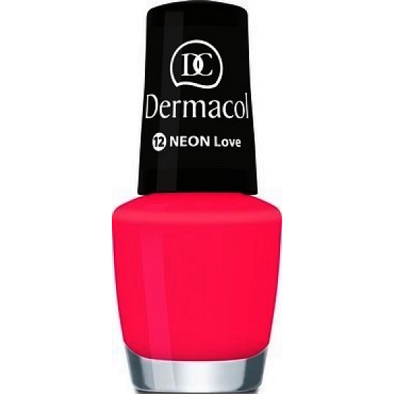Dermacol Neon Polish Neónový lak na nechty 12 Neon Love 5 ml