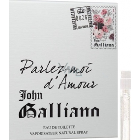 John Galliano Parlez-Moi d Amour toaletná voda pre ženy 1,5 ml s rozprašovačom, vialka