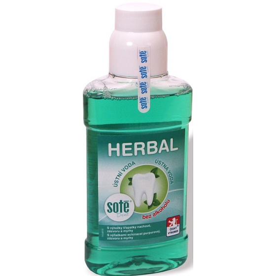 Soté Dent Herbal ústna voda bez alkoholu 250 ml