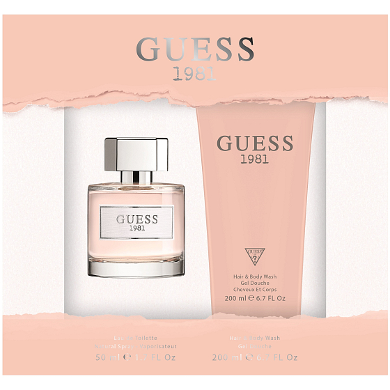 Guess Guess 1981 toaletná voda pre ženy 50 ml + telové mlieko 200 ml, darčeková sada