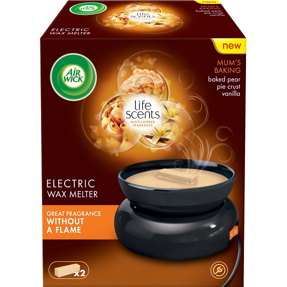 Air Wick Wax Melts Life Scents Vôňa mamičkinho koláče elektrický ohrievač vosku a voskovej náplne 22 g
