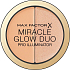Max Factor Miracle Glow Duo krémový rozjasňovač 020 Medium 11 g