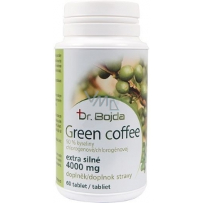 Dr.Bojda Green Coffee zelená káva extra silná k znižovaniu hmotnosti 4000 mg 60 tabliet