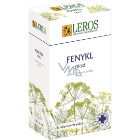 Leros Fenikel plod bylinný čaj na trávenie, správnu činnosť čriev, tvorbu materského mlieka 20 x 1,5 g