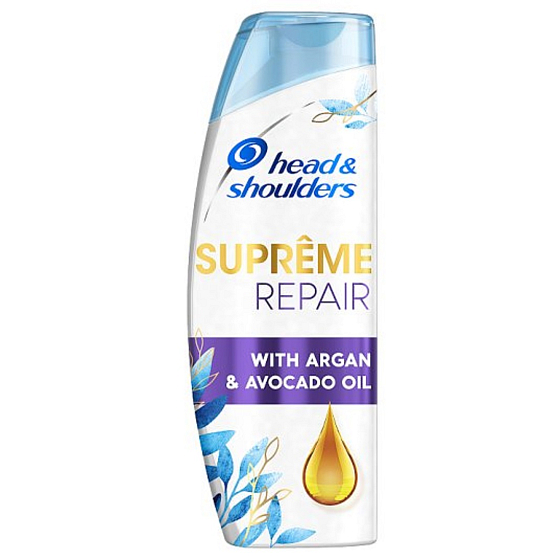 Head & Shoulders Supreme Repair šampón na vlasy proti lupinám s arganovým olejom 270 ml