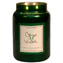 Village Candle Citrusový veniec - Citrus Wreath vonná sviečka v skle 2 knôty 602 g