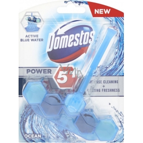 Domestos Power 5+ Blue Water Ocean Wc pevný blok 53 g