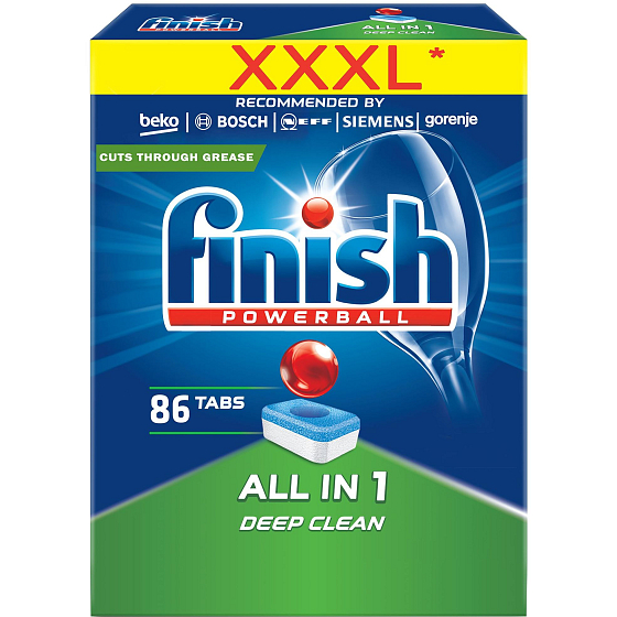 Finish All in 1 Regular Deep Clean tablety do umývačky 86 kusov