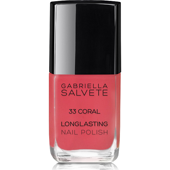 Gabriella Salvete Longlasting Enamel dlhotrvajúci lak na nechty s vysokým leskom 33 Coral 11 ml