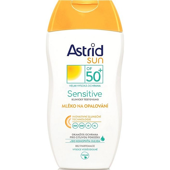 Astrid Sun Sensitive OF50+ opaľovacie mlieko 150 ml