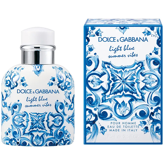 Dolce & Gabbana Light Blue Summer Vibes Pour Homme toaletná voda pre mužov 75 ml