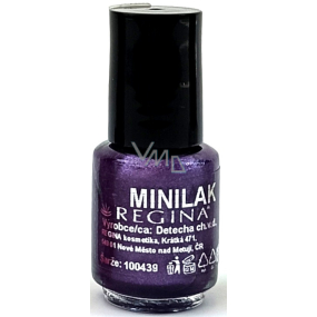Regina Minilak lak na nechty č. 74 Glitter Purple 5 ml