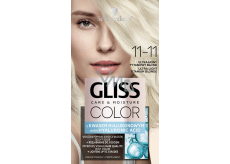 Schwarzkopf Gliss Color farba na vlasy 11-11 Ultra Light Titanium Blonde 2 x 60 ml