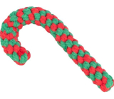 Trixie Xmas Candy Cane Vianočná hračka s uzlíkom 19 cm