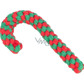 Trixie Xmas Candy Cane Vianočná hračka s uzlíkom 19 cm