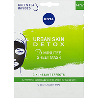 Nivea Urban Skin Detoxikačná textilná maska, 1 ks