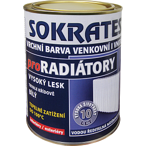 Sokrates Radiátor vrchná farba na radiátory, 1000 biela, 0,7 kg